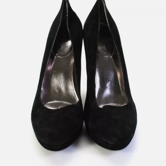 CALVIN KLEIN LEATHER HIGH HEELs ALMOND pumps - Picture 2 of 5